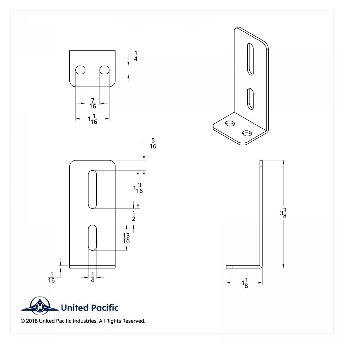 L Bracket for LED Light Bar (Bulk) - Thumbnail 3