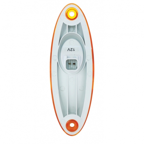 3 Amber LED Reflector Cab Light For 2008-2017 Freightliner Cascadia - Amber Lens - Thumbnail 5