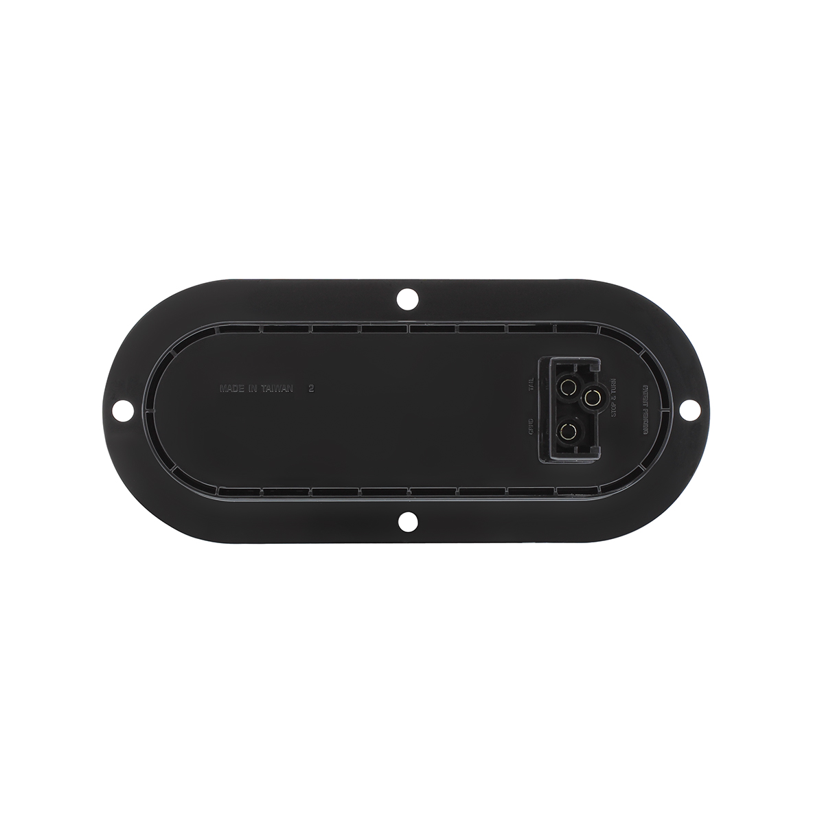 22 LED 6" Oval Flange Mount GloLight (Turn Signal) - Amber LED/Amber Lens - Thumbnail 6