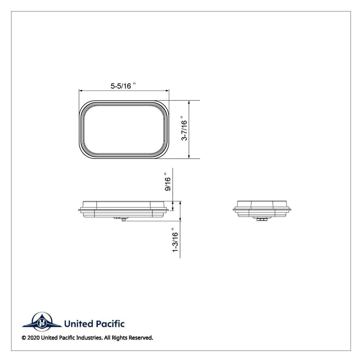 14 LED Rectangular GloLight Kit (Stop, Turn & Tail) - Red LED/Red Lens - Thumbnail 5
