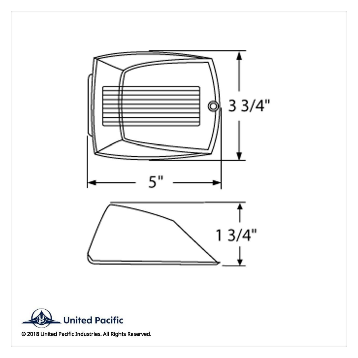 24 LED GloLight Square Cab Light - Amber LED/Clear Lens - Thumbnail 7