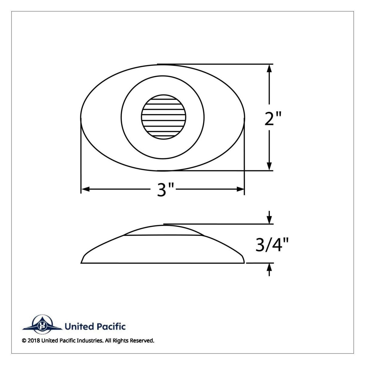 5 LED M3 Millennium GloLight (Clearance/Marker) - Amber LED/Amber Lens - Thumbnail 2