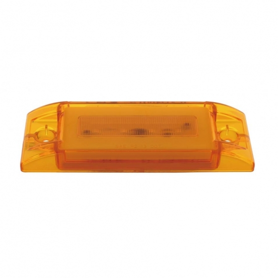 16 LED Rectangular GloLight (Clearance/Marker) - Amber LED/Amber Lens - Thumbnail 3