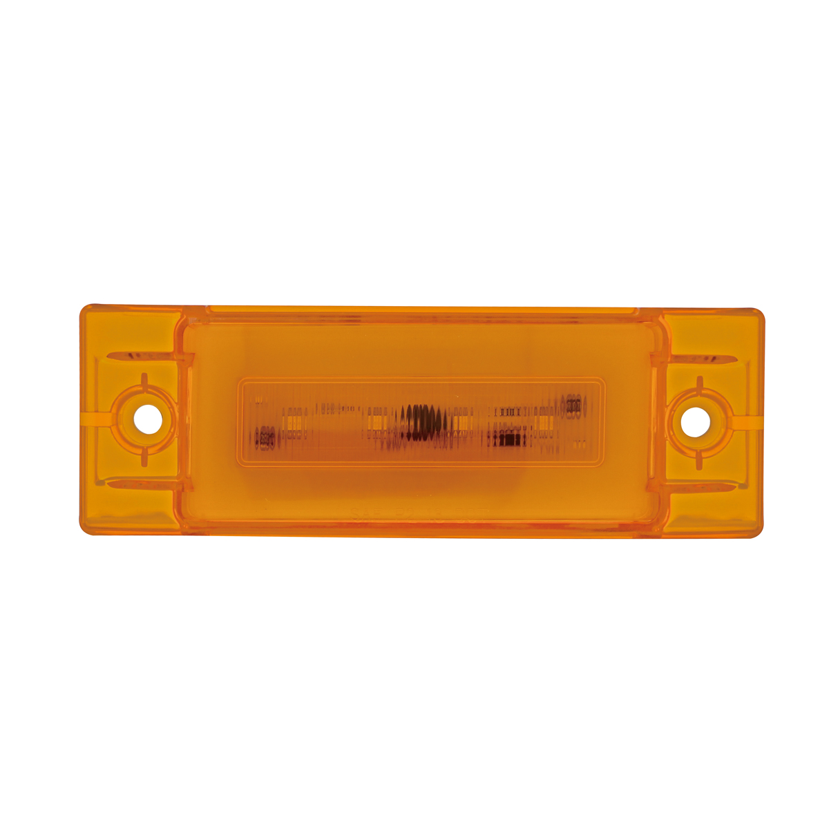 16 LED Rectangular GloLight (Clearance/Marker) - Amber LED/Amber Lens (Bulk) - Thumbnail 2