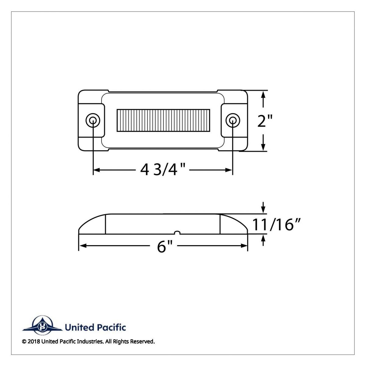 16 LED Rectangular GloLight (Clearance/Marker) - Amber LED/Amber Lens (Bulk) - Thumbnail 5