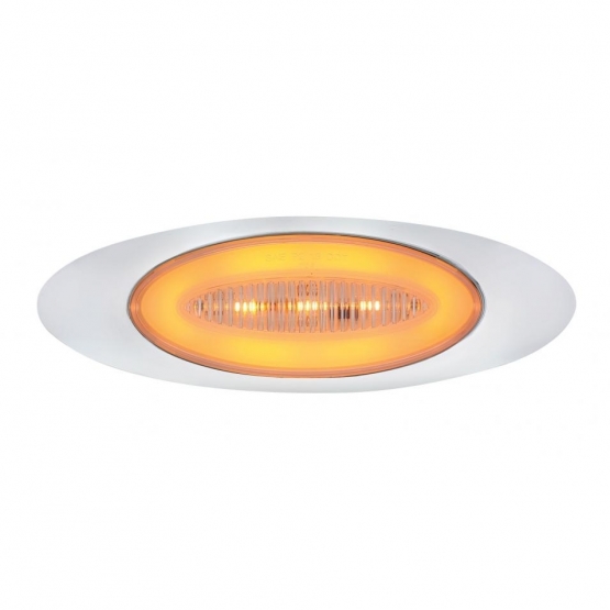 13 LED M1 Millennium GloLight (Clearance/Marker) - Amber LED/Clear Lens