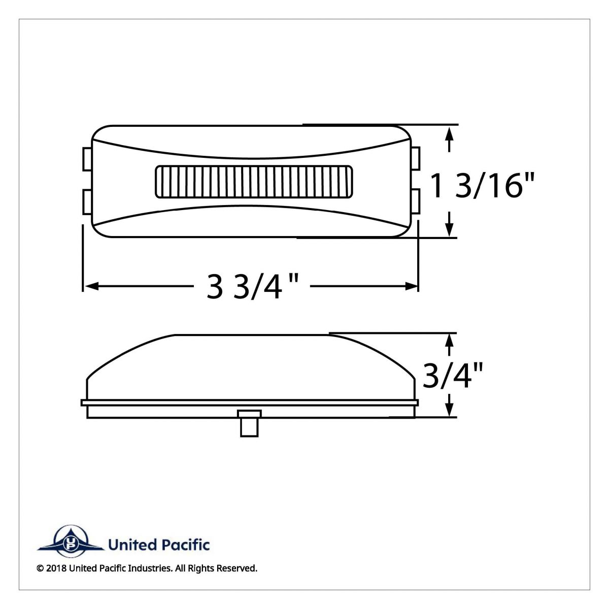 10 LED Rectangular GloLight (Clearance/Marker) - Red LED/Red Lens (Bulk) - Thumbnail 5
