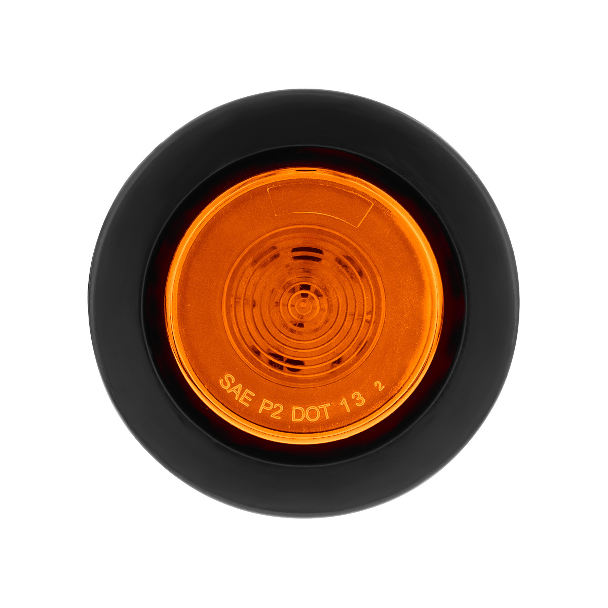 9 LED 2.5" Round GloLight Kit (Clearance/Marker) - Amber LED/Amber Lens - Thumbnail 2