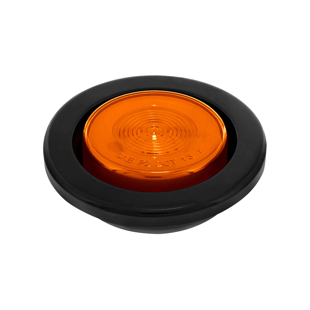 9 LED 2.5" Round GloLight Kit (Clearance/Marker) - Amber LED/Amber Lens - Thumbnail 3