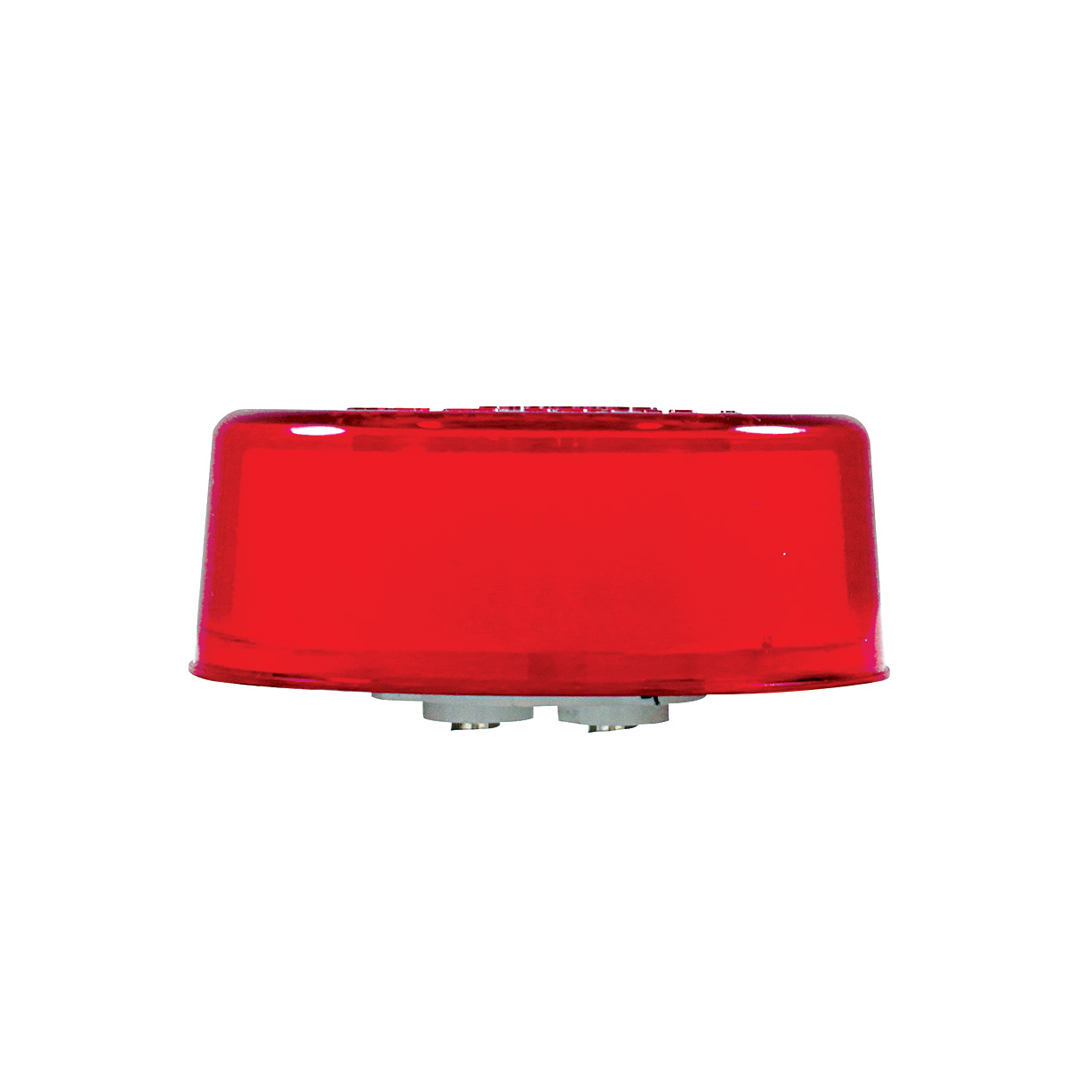 9 LED 2.5" Round GloLight (Clearance/Marker) - Red LED/Red Lens (Bulk) - Thumbnail 4