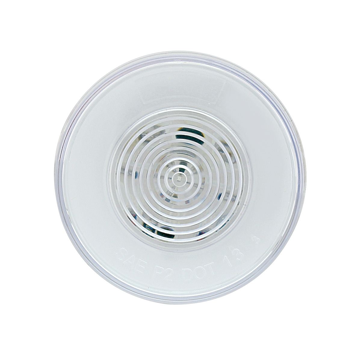 9 LED 2.5" Round GloLight (Clearance/Marker) - Amber LED/Clear Lens - Thumbnail 2