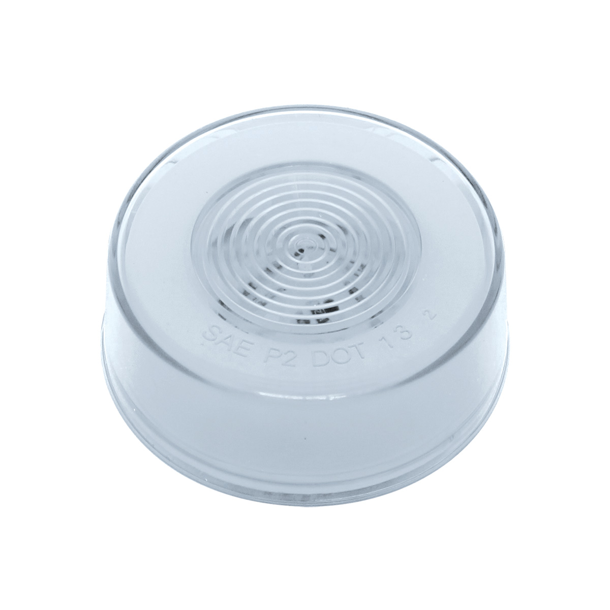 9 LED 2.5" Round GloLight (Clearance/Marker) - Red LED/Clear Lens - Thumbnail 3