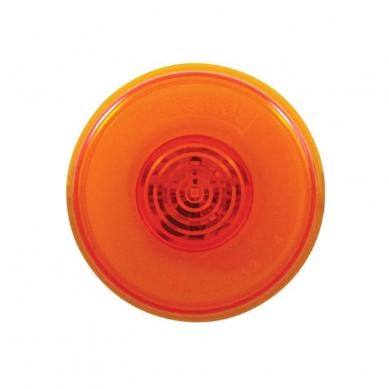 6 LED 2" Round GloLight (Clearance/Marker) - Amber LED/Amber Lens (Bulk) - Thumbnail 2