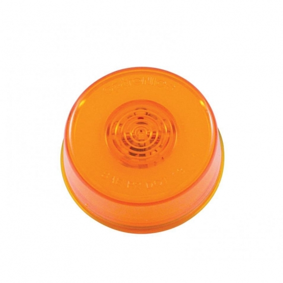 6 LED 2" Round GloLight (Clearance/Marker) - Amber LED/Amber Lens (Bulk) - Thumbnail 3