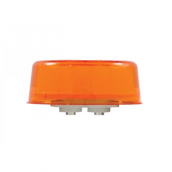 6 LED 2" Round GloLight (Clearance/Marker) - Amber LED/Amber Lens (Bulk) - Thumbnail 4