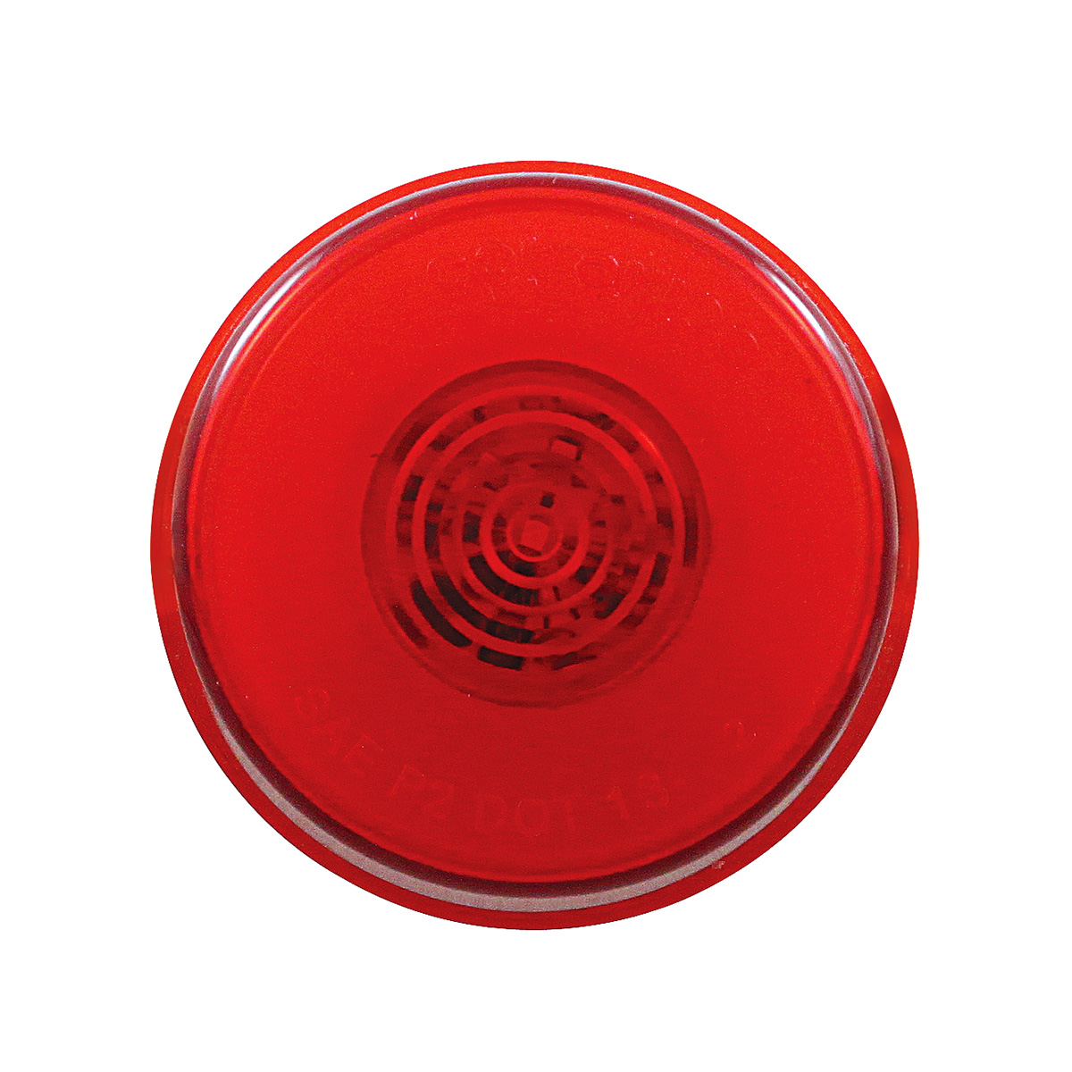 6 LED 2" Round GloLight (Clearance/Marker) - Red LED/Red Lens (Kit) - Thumbnail 3