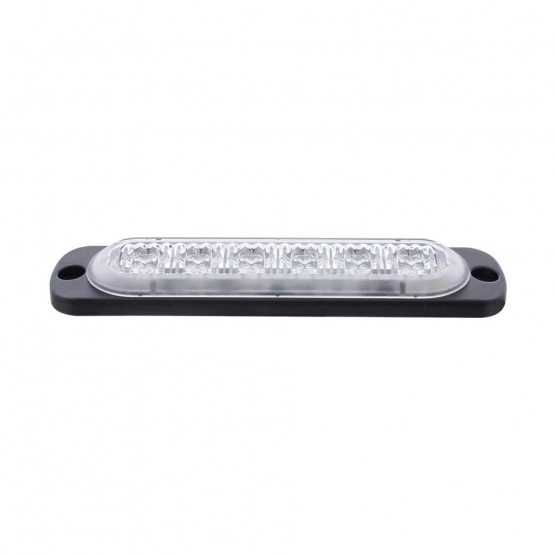 6 High Power LED Super Thin Directional Warning Light - White LED (Bulk) - Thumbnail 4