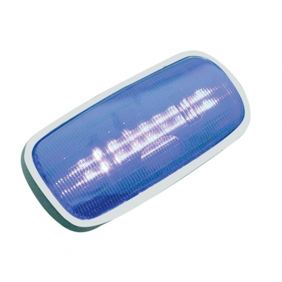 Center Dome Light Lens For 2006+ Peterbilt - Blue - Thumbnail 2