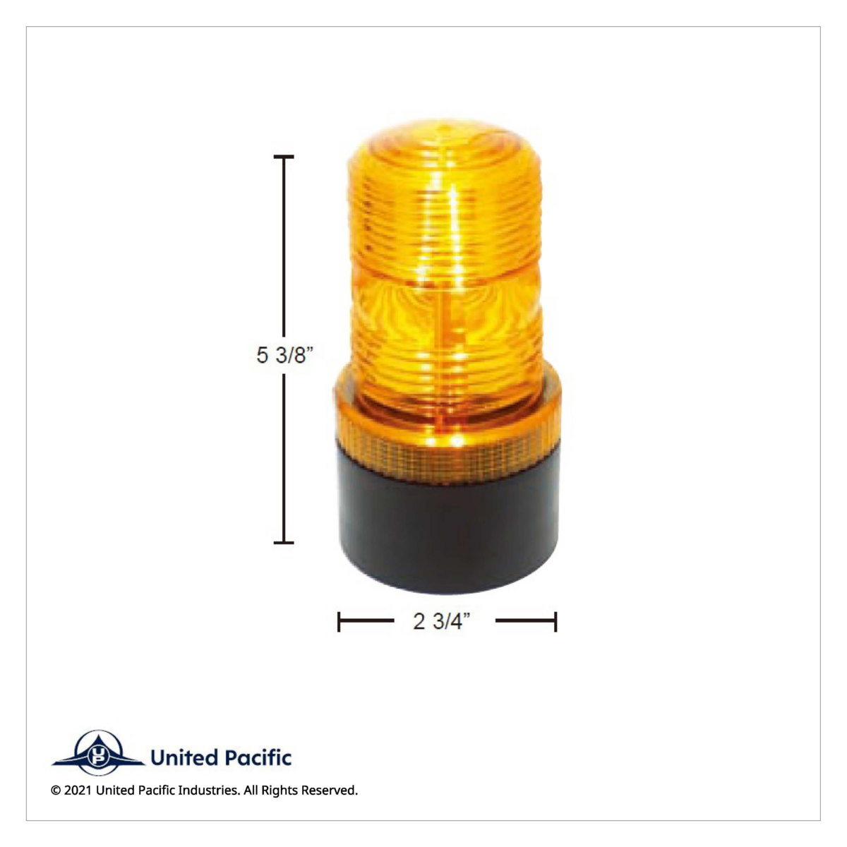 3 High Power LED Micro Beacon Light - Permanent Mount - Thumbnail 3