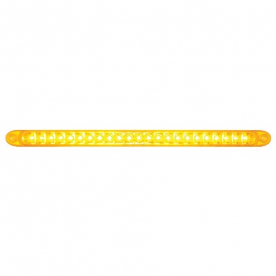 23 SMD LED 17-1/4" Reflector Turn Signal Light Bar Only - Amber LED/Amber Lens (Bulk)