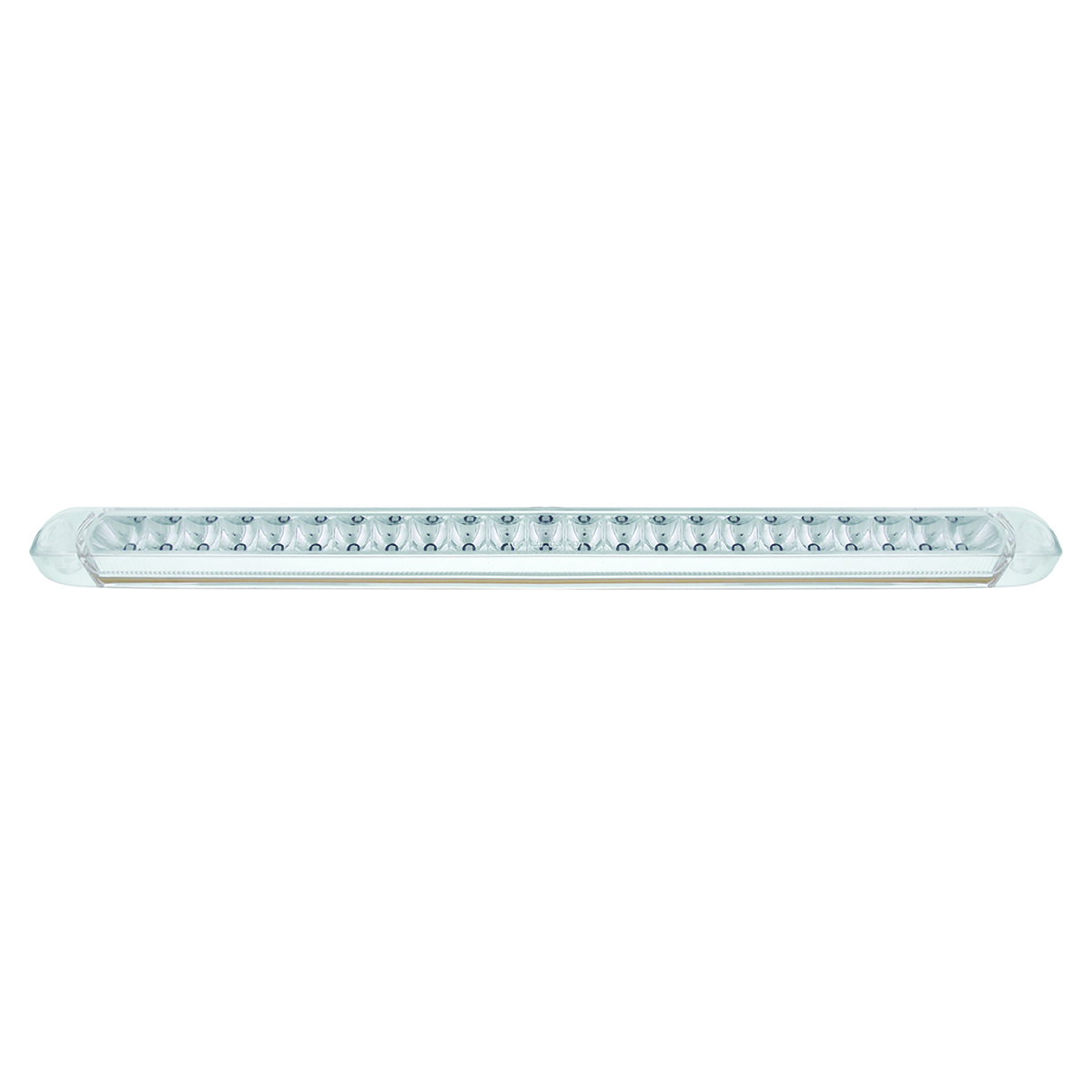 23 SMD LED 17-1/4" Reflector Light Bar Only (Stop, Turn & Tail) - Red LED/Clear Lens - Thumbnail 2