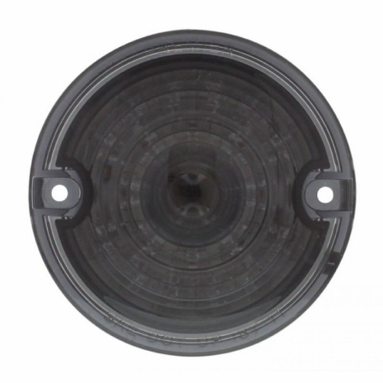 21 LED 3-1/4" Dual Function Signal Light For Harley Motorcycle With 1157 Plug - Amber LED/Smoke Lens - Thumbnail 2