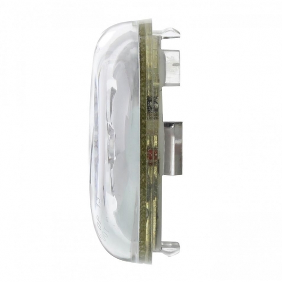 15 LED 2-3/8" Turn Signal Light For Motorcycle- Amber LED/Clear Lens - Thumbnail 4