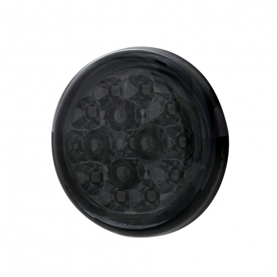 15 LED 2-3/8" Turn Signal Light For Harley Motorcycle- Amber LED/Smoke Lens - Thumbnail 3