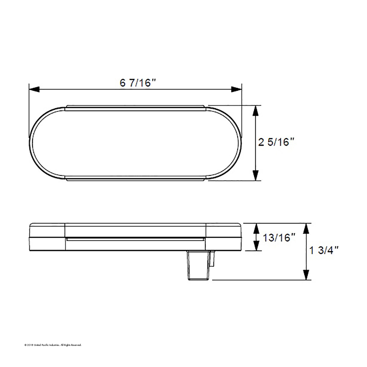 22 LED 6" Oval GloLight (Turn Signal) - Amber LED/Clear Lens - Thumbnail 6