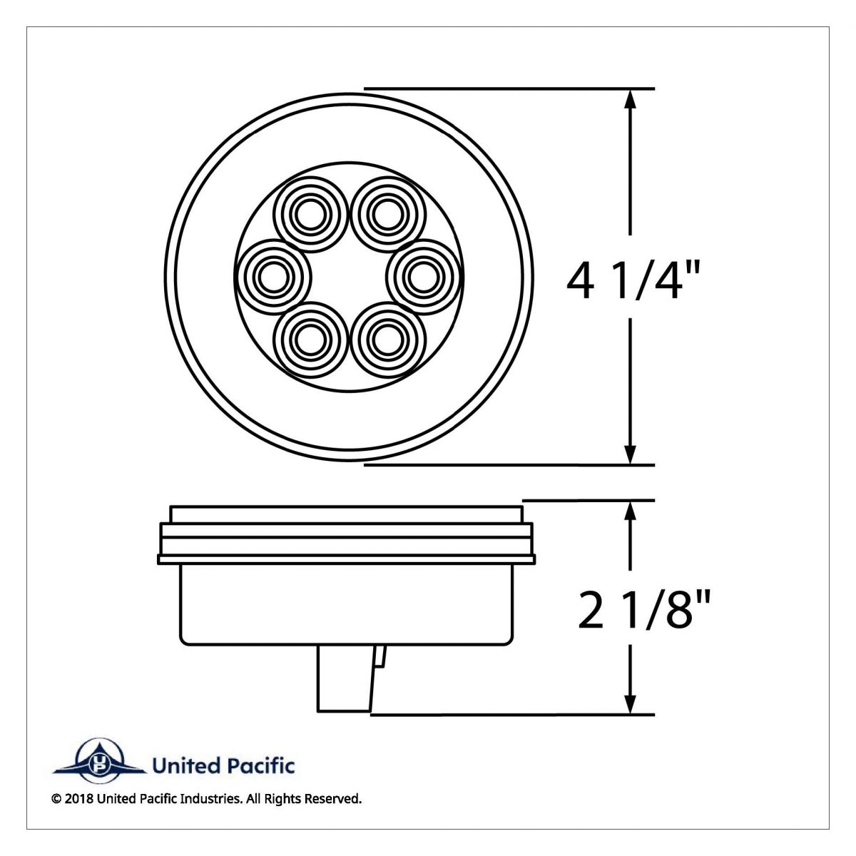21 LED 4" Round GloLight Kit (Stop, Turn & Tail) - Red LED/Red Lens (Bulk) - Thumbnail 5