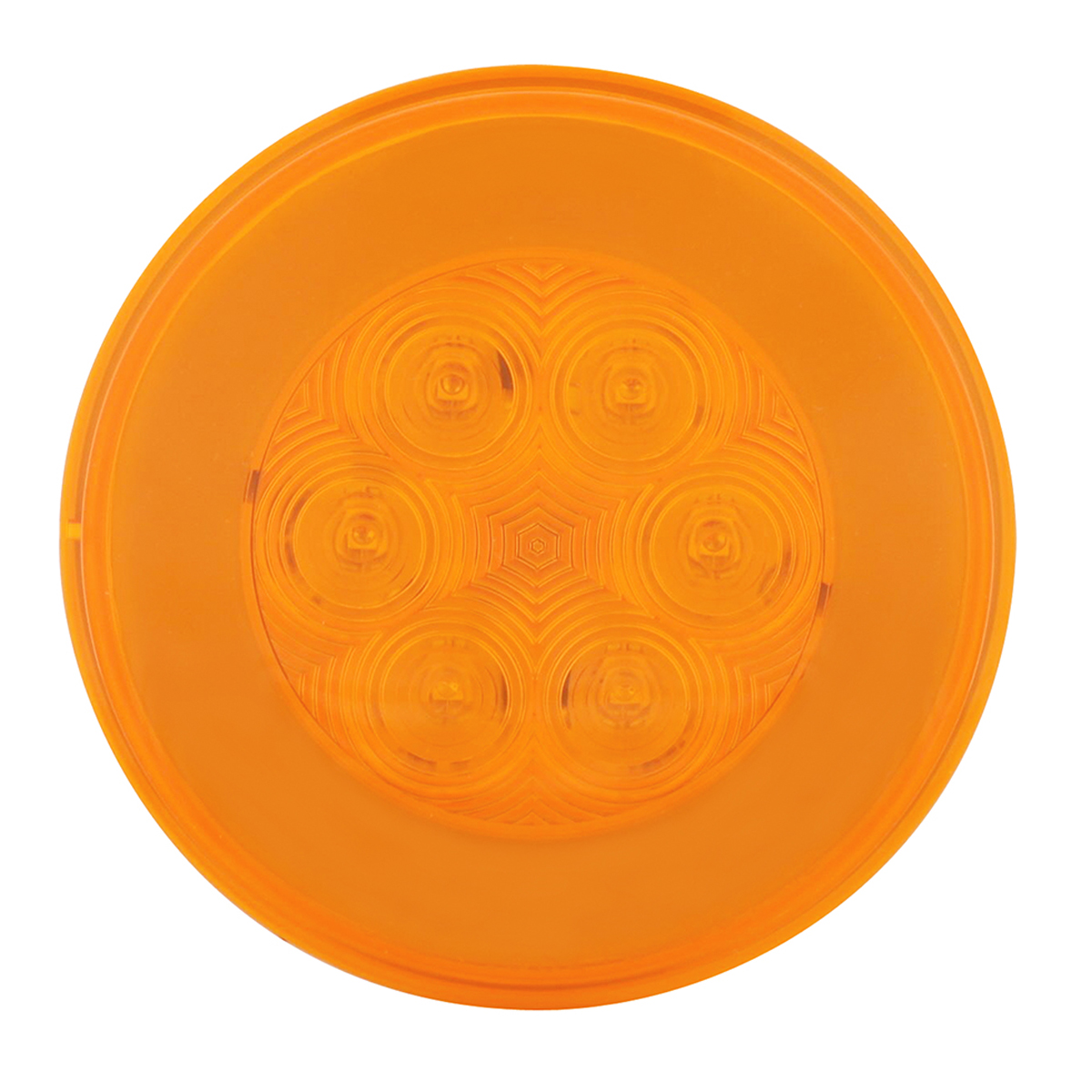 21 LED 4" GloLight (Turn Signal) - Amber LED/Amber Lens - Thumbnail 4