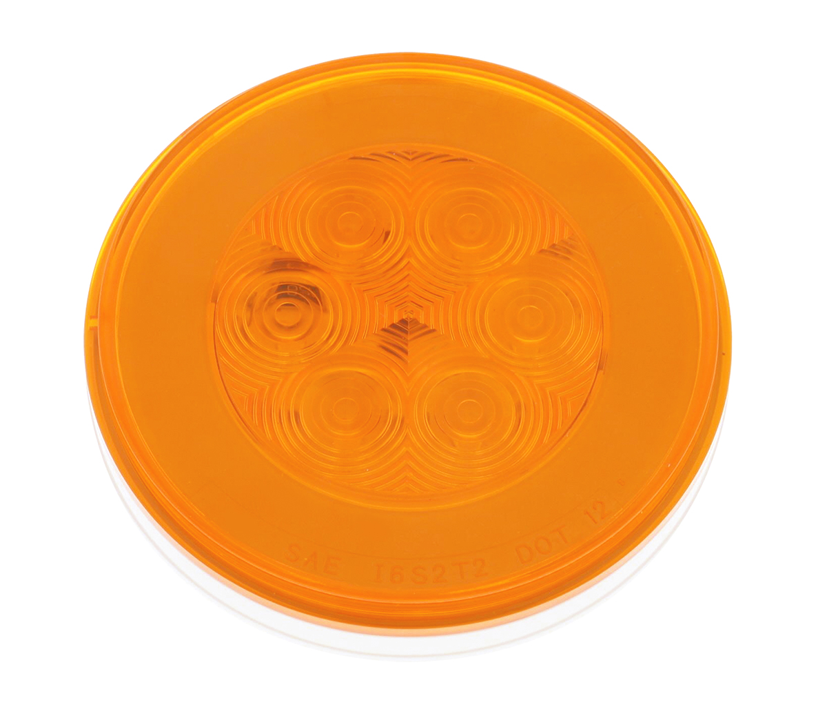 21 LED 4" GloLight (Turn Signal) - Amber LED/Amber Lens - Thumbnail 5