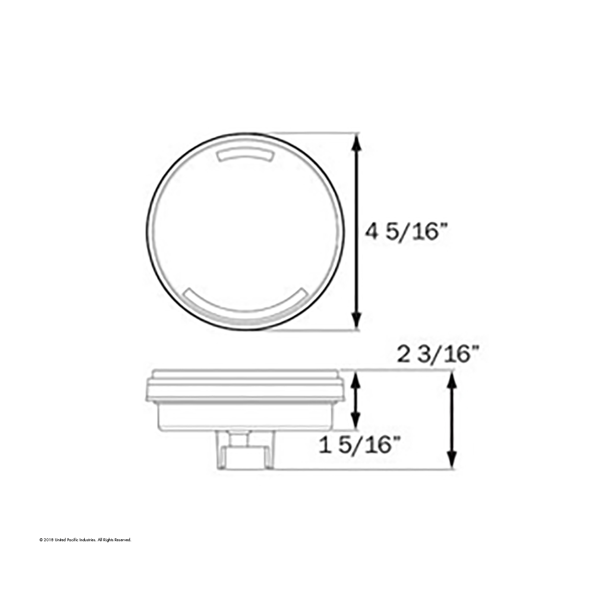 21 LED 4" GloLight (Turn Signal) - Amber LED/Amber Lens - Thumbnail 6