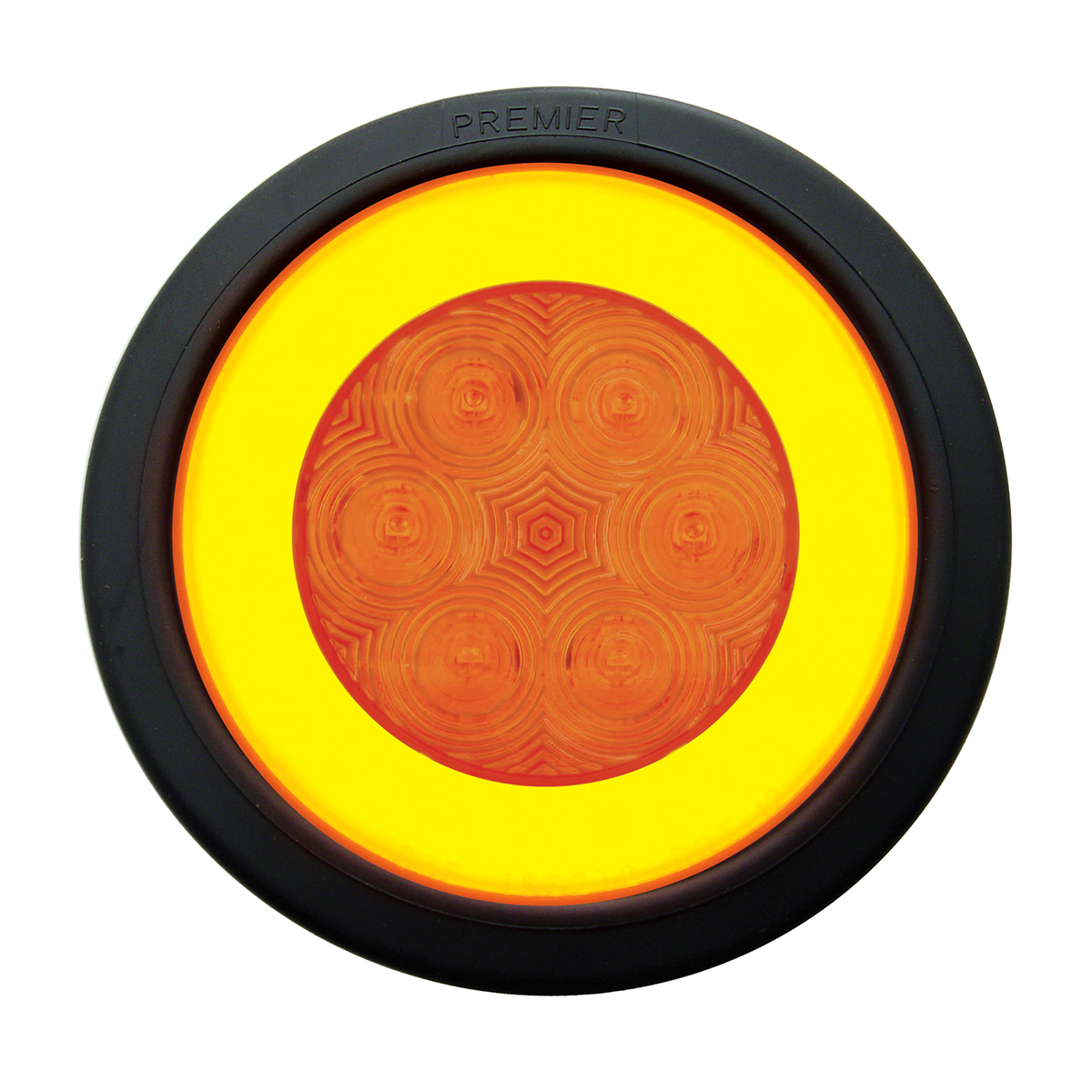 21 LED 4" GloLight Bar Kit (Turn Signal) - Amber LED/Amber Lens (Bulk) - Thumbnail 2