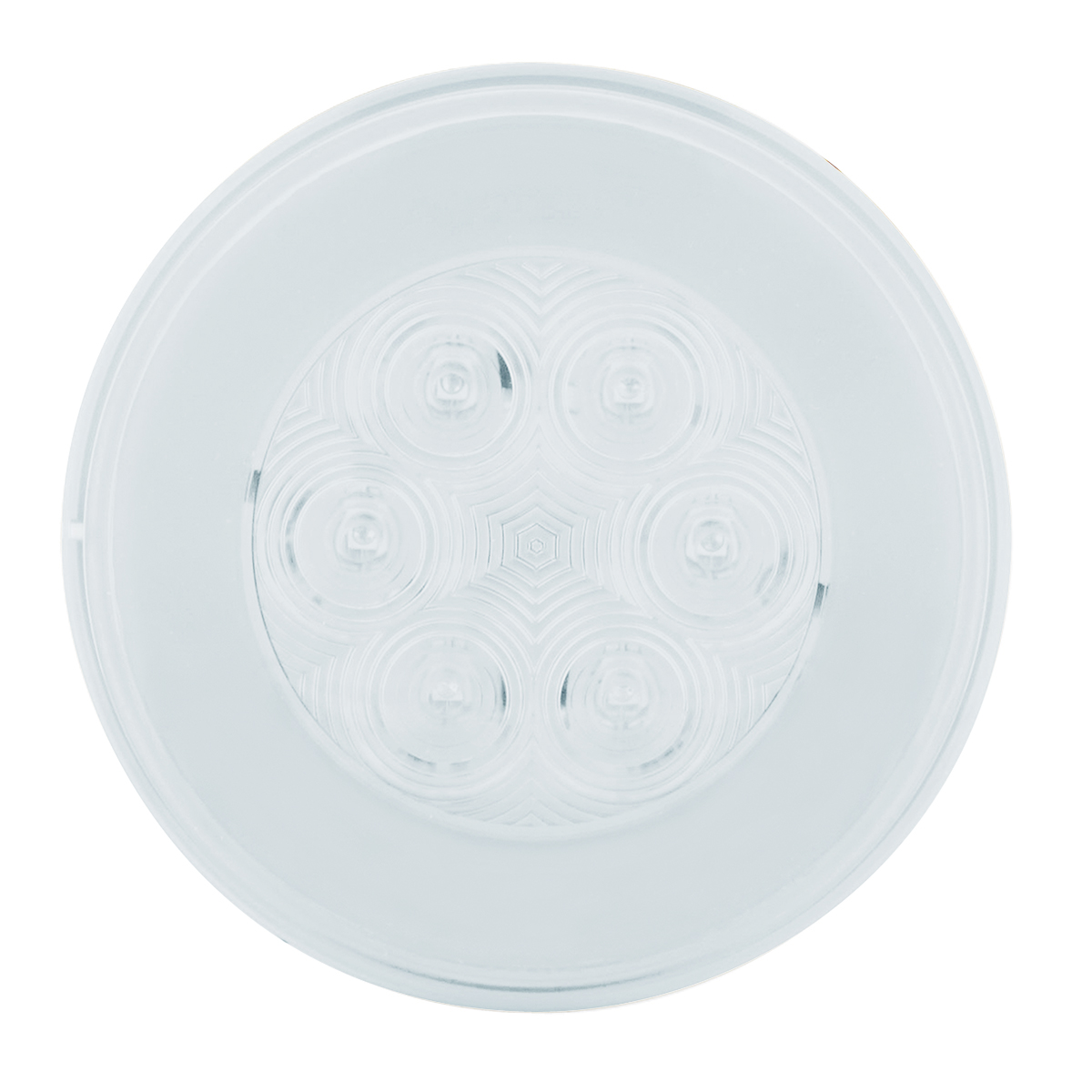 21 LED 4" GloLight (Turn Signal) - Amber LED/Clear Lens - Thumbnail 4