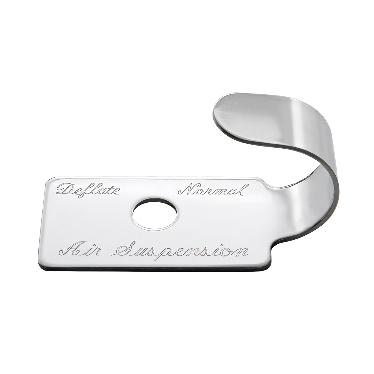 Stainless Switch Guard With Script For Peterbilt 379 - Thumbnail 4