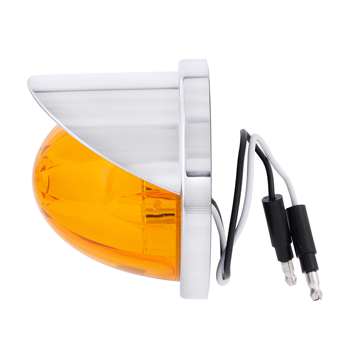 17 LED Reflector Watermelon Flush Mount Kit With Visor - Amber LED/Amber Lens - Thumbnail 5