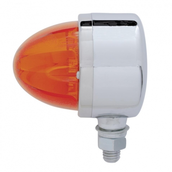 17 LED Watermelon Single Face Light - Amber LED/Dark Amber Lens - Thumbnail 2