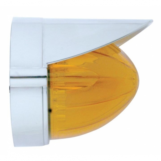 19 LED Watermelon Flush Mount Kit With Visor - Amber LED/Amber Lens - Thumbnail 3