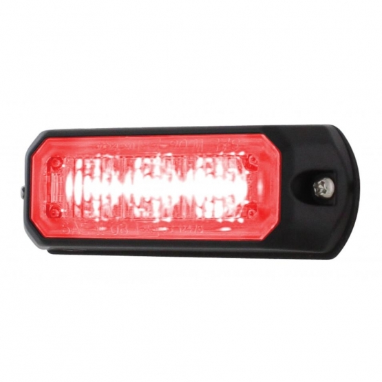 3 LED Mini Warning Light - Red LED (Bulk) - Thumbnail 2
