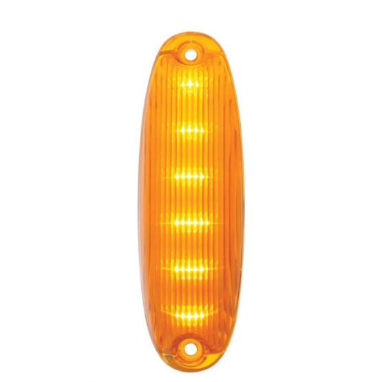 6 Amber LED Cab Light For 2008-2017 Freightliner Cascadia - Amber Lens
