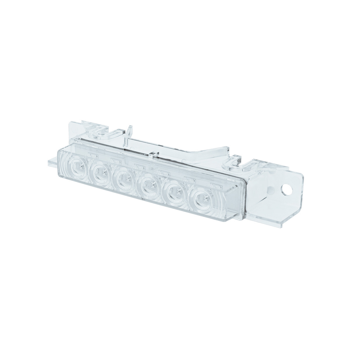 6 LED Competition Series Exterior Visor Light For 1996-2024 Volvo VNL-Amber LED/Clear Lens(5 Pcs) - Thumbnail 3