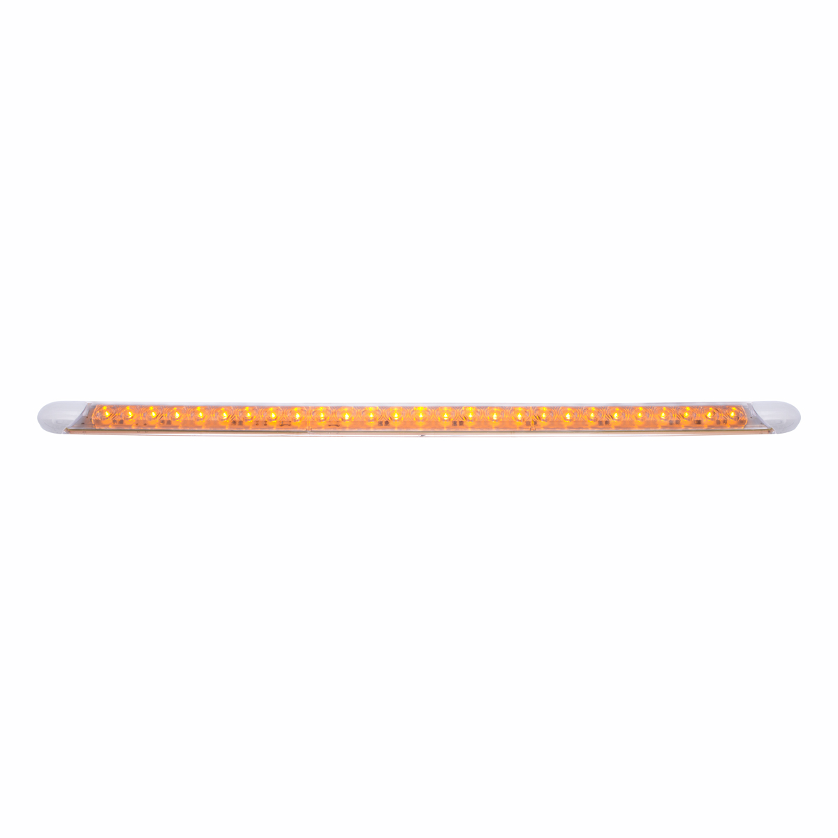 27 High Power LED 21 3/4" Auxiliary/Utility Light Bar - Amber LED/Clear Lens (Bulk) - Thumbnail 3