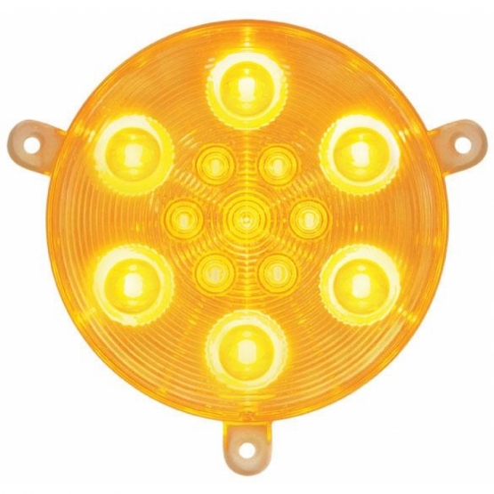 13 Amber LED Daytime Running Light For 2005-2010 Freightliner Century - Clear Lens