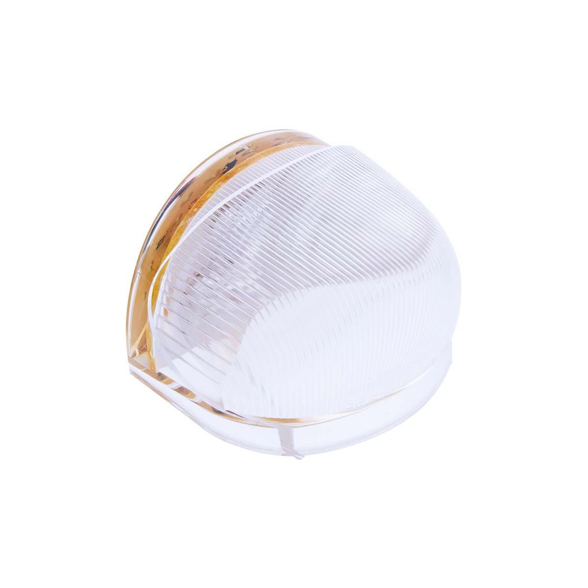 5 LED Dual Function Guide 682-C Headlight Turn Signal Light - Amber LED/Clear Lens - Thumbnail 8