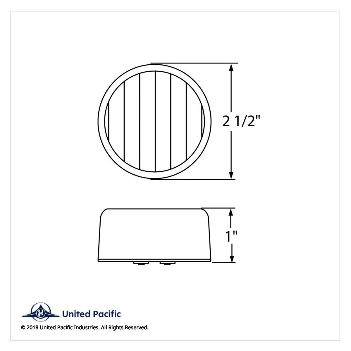 13 LED 2.5" Auxiliary/Utility Light - White LED/Clear Lens - Thumbnail 5