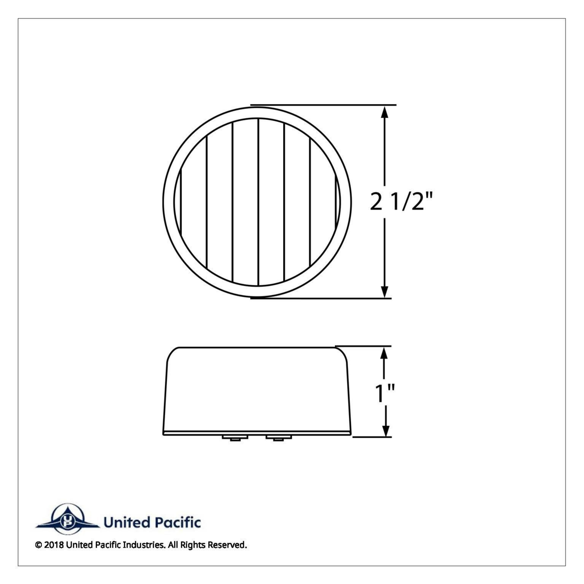 13 LED 2.5" Auxiliary/Utility Light - White LED/Clear Lens - Thumbnail 6
