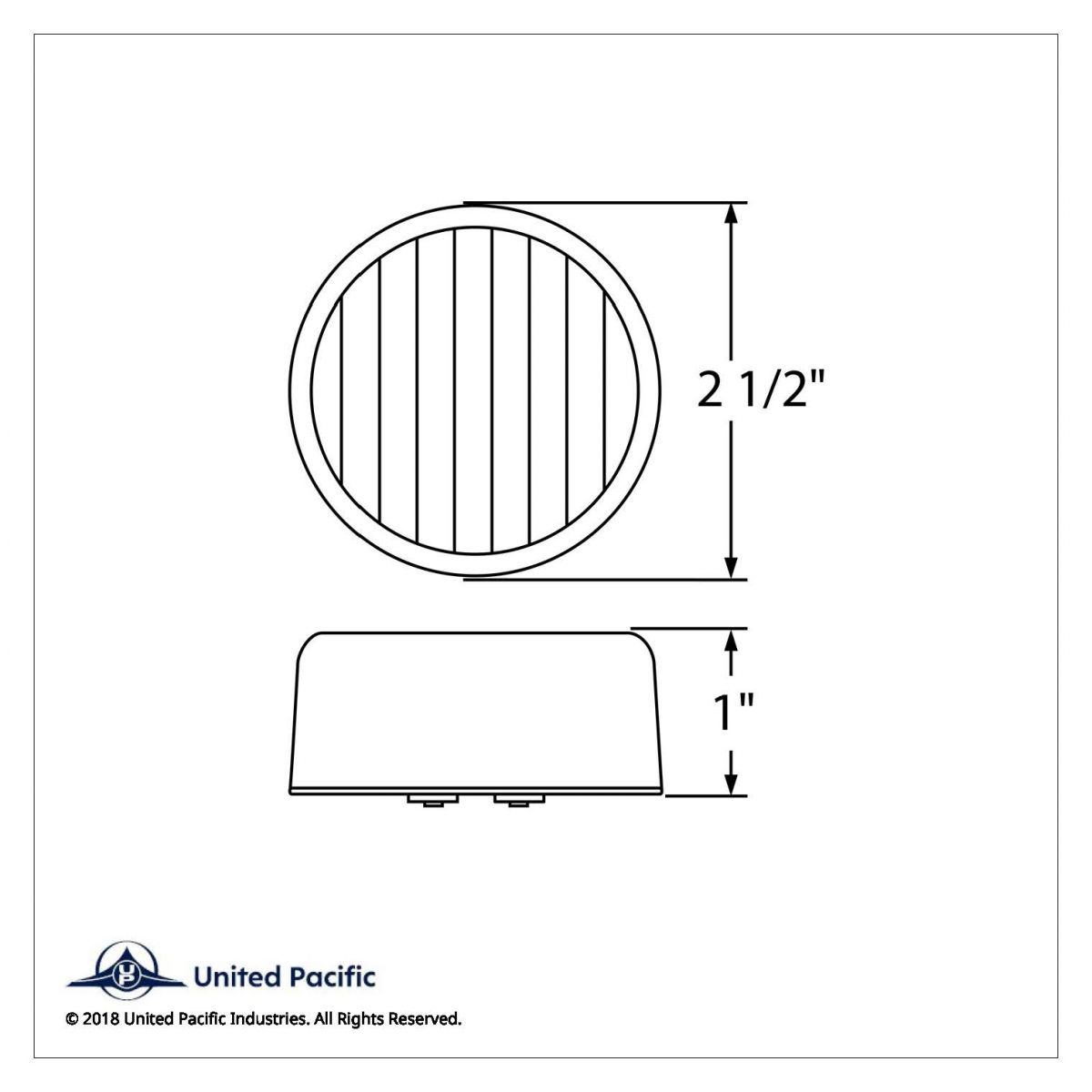 13 LED 2.5" Auxiliary/Utility Light - White LED/Clear Lens (Bulk) - Thumbnail 5
