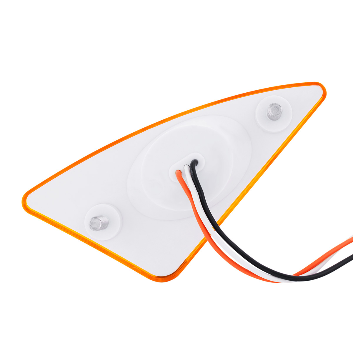 9 LED Competition Series Fender Light For 2007-2017 Kenworth T660 (Passenger) -Amber LED/Lens - Thumbnail 8