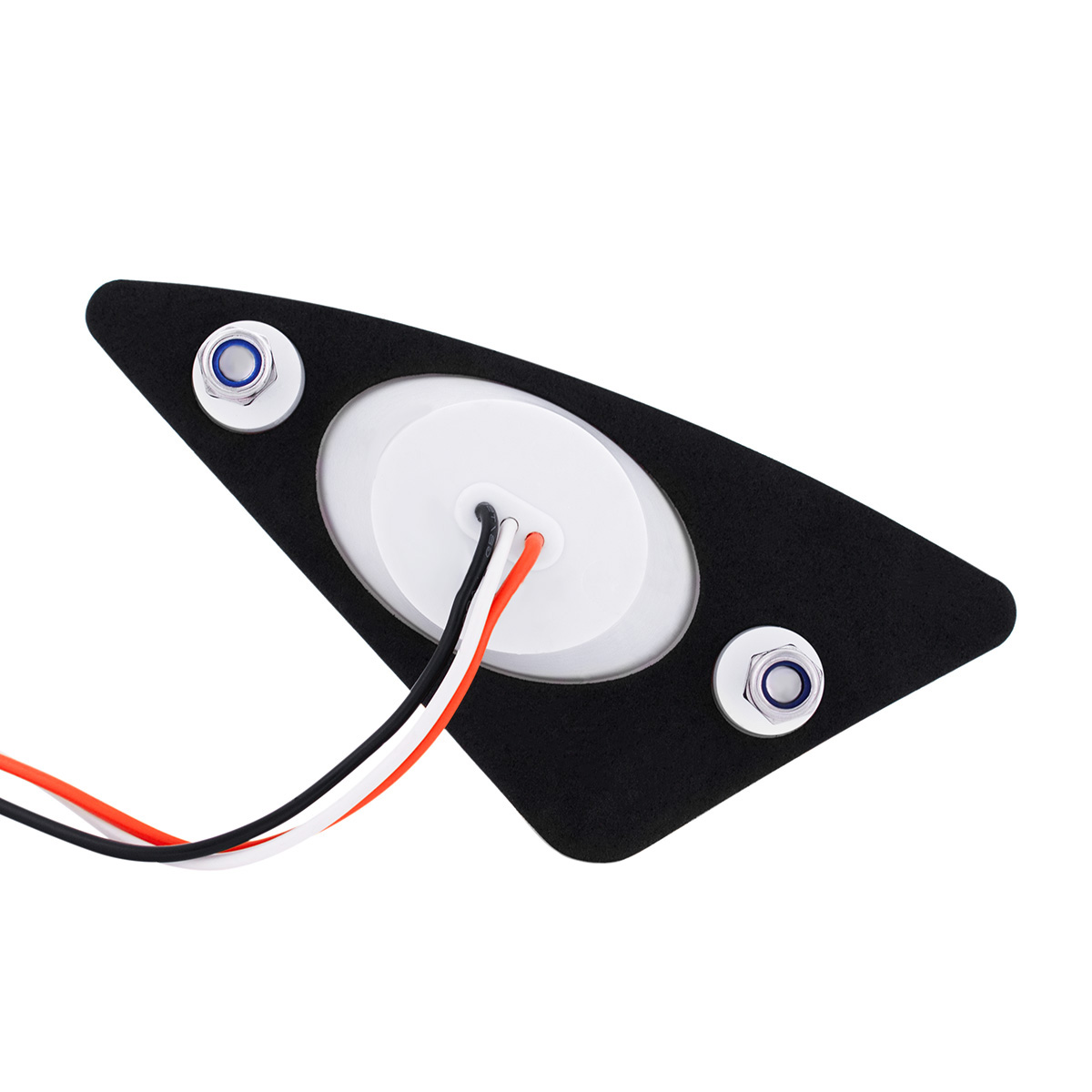 9 LED Competition Series Fender Light For 2007-2017 Kenworth T660 (Driver) -Amber LED/Clear Lens - Thumbnail 7